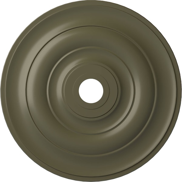 Ekena Millwork Jefferson Ceiling Medallion (Fits Canopies up to 5"), 26 1/2"OD x 3 5/8"ID x 1 1/2"P, Painted Turtle CM26JEPTF - main